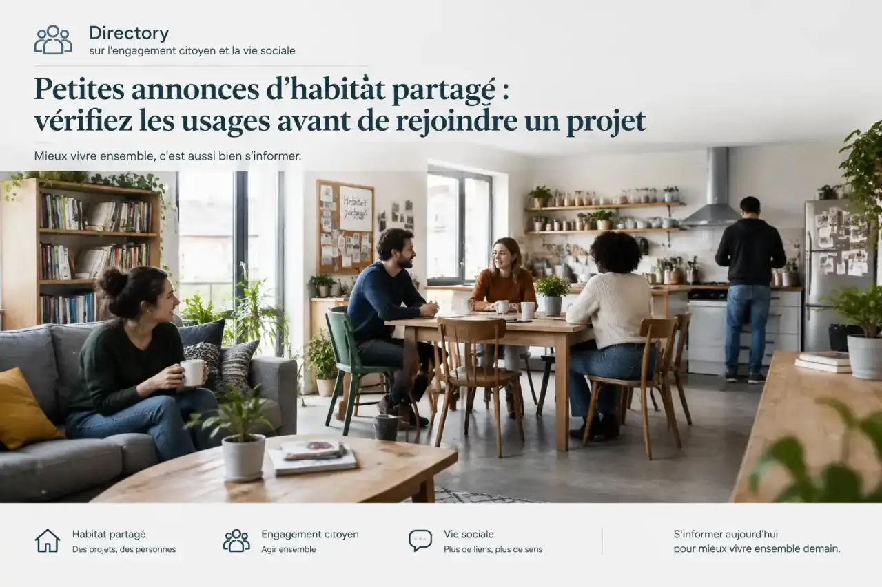 Petites annonces d’habitat partagé : vérifiez les usages avant de rejoindre un projet