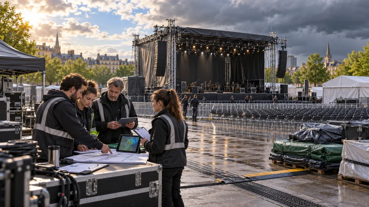 Organiser un concert en plein air : une scène prête, un budget solide et un vrai plan météo