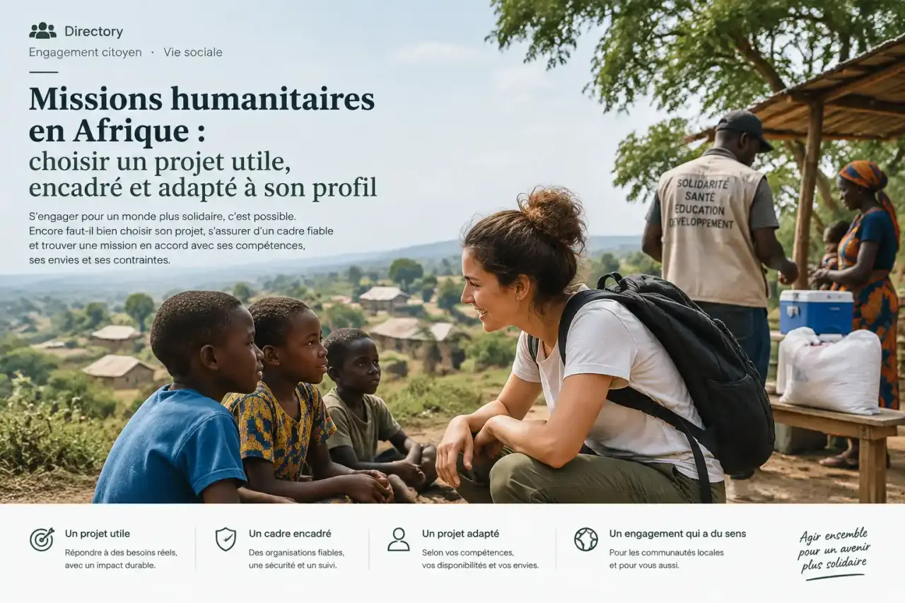 Missions humanitaires en Afrique : choisir un projet utile, encadré et adapté à son profil