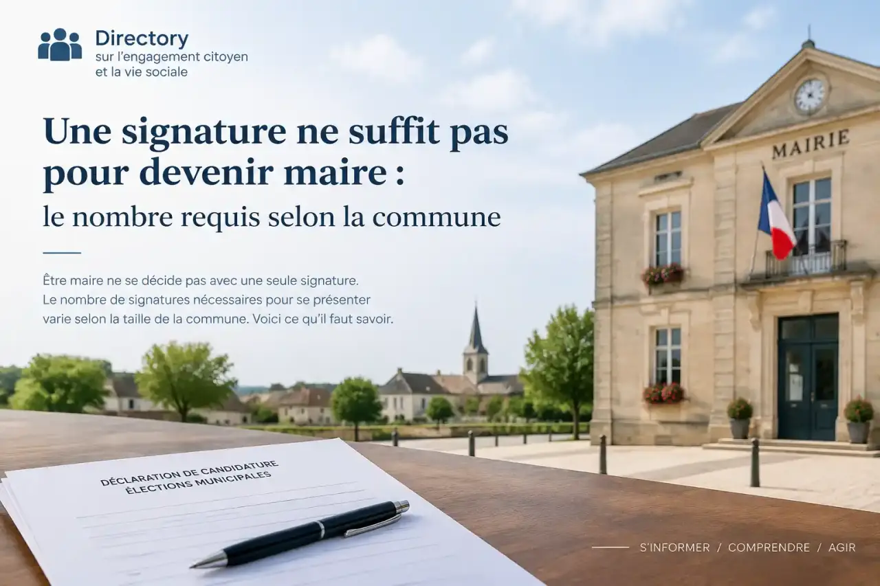 Une signature ne suffit pas pour devenir maire : le nombre requis selon la commune